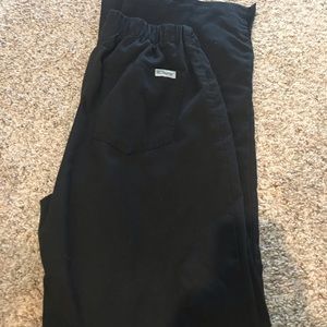 XS black greys anatomy scrub pants